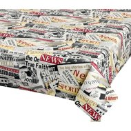 Bellatex Tablecloth ADÉLA 228 100 × 100 cm coloured newspaper - Tablecloth