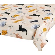 Bellatex Tablecloth ADÉLA 291 100 × 100 cm cats - Tablecloth