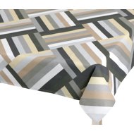 Bellatex Tablecloth ADÉLA 231 120 × 140 cm stripes grey, beige - Tablecloth