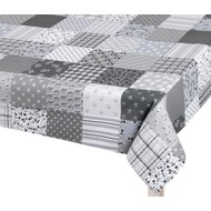 Bellatex Tablecloth ADÉLA 241 100 × 100 cm patchwork grey - Tablecloth