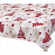 BELLATEX Christmas 115 tablecloth, 70×70cm, red tree - Tablecloth
