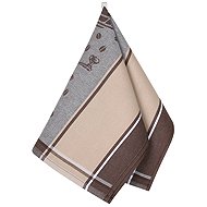 BELLATEX Towel 1 piece, 50 × 70 cm, 407 coffee grinder beige - Kitchen Towel