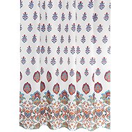 BELLATEX závěs 720/019 180 × 200 cm, ornamenty oranžové - Shower Curtain