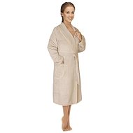 BELLATEX s. r. o. FROTÉ Women's bathrobe size. XL - coffee - Bathrobe
