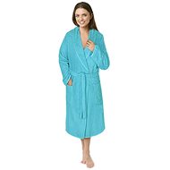 BELLATEX s. r. o. FROTÉ Women's bathrobe size. M - turquoise - Bathrobe