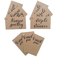 BE NICE Name tag - Christmas, 18 pcs - Christmas Decoration