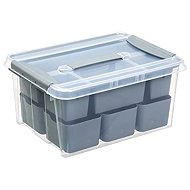 Plast Team Storage box with compartments and lid 14 l - Storage Box