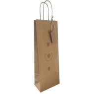 BE NICE Wine gift bag with name tag, 3 pcs - Gift Bag