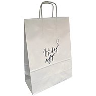 BE NICE Gift bag - Happy Birthday, large, white - Gift Bag