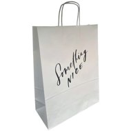 BE NICE Dárková taška - Something Nice, bílá - Gift Bag