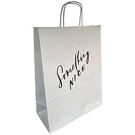 BE NICE Gift bag - Something Nice, large, white - Gift Bag