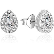 Beneto Sparkling silver stud earrings AGUP1782L (Ag925/1000; 1,4 g) - Earrings