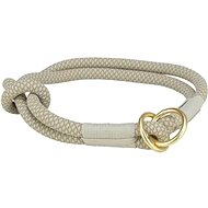 Trixie Soft Rope round semi-retractable collar, grey - Dog Collar