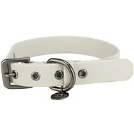 CityStyle durable PVC coated collar, light grey M-L - Dog Collar