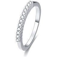Beneto Silver ring with crystals AGG187 62 mm (Ag925/1000; 2,1 g) - Ring