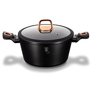 BerlingerHaus Casserole with marble surface 24cm Black Rose Collection BH-1642 - Casserole Pot