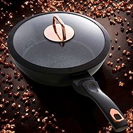 BerlingerHaus Deep frying pan with lid 24cm Black Rose Collection BH-1643 - Pan