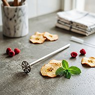 Berndorf Stainless steel cocktail straw for Mojito 3in1 Set of 4 - Straw