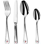 Berndorf Sandrik Baby Cutlery Set 4pcs RED NOSE - Children's Cutlery