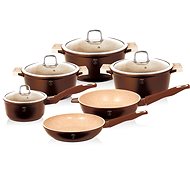 Berlinger Haus Set dishes 10pcs Granit Diamond Line Brown - Kitchenware Set
