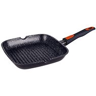 BerlingerHaus 28cm Quick Snap Grilling Pan Granit Diamond Line - Grid Pan