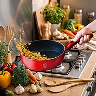 BerlingerHaus 26cm Burgundy Metallic Line - Serpenyő