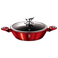 BerlingerHaus Baking Tray with Lid 28cm Burgundy Metallic Line - Roasting Pan