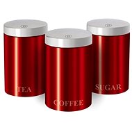BerlingerHaus Set of 3 bowls Red Metallic Passion - Food Container Set