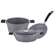 BerlingerHaus Gray Stone Touch Line 4pcs - Cookware Set