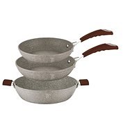 BerlingerHaus Beige Stone Touch Line 3pcs - Cookware Set