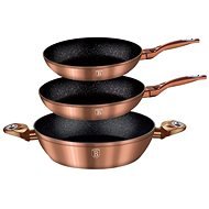 BerlingerHaus Copper Metallic Line Cookware Set 3pcs - Cookware Set