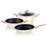 BerlingerHaus Cream Metallic Line 4pcs - Kitchenware Set