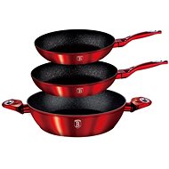 BerlingerHaus Set of dishes Burgundy Metallic Line 3pcs - Kitchenware Set