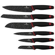 BerlingerHaus Sada kuchyňských nožov 6 ks Black Stone Touch Line - Sada nožov