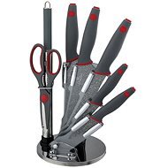 BerlingerHaus Set of knives in a stand 8pcs Gray Stone Touch Line - Knife Set