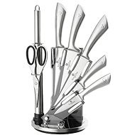 BerlingerHaus Sada nožů ve stojanu 8ks Perfect Kitchen stříbrná - Késkészlet