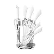BerlingerHaus Sada nožů ve stojanu 8ks Perfect Kitchen bílá - Knife Set