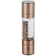 BERLINGERHAUS Pepper and salt grinder, Rosegold Metallic Line double-sided - Spice Grinder