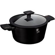 BerlingerHaus Monaco Collection Casserole with lid with titanium surface 24 cm - Casserole Pot