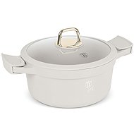 BerlingerHaus Sahara Collection Casserole with lid with titanium surface 24 cm - Casserole Pot