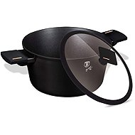 BerlingerHaus Monaco Collection Casserole with lid with titanium surface 20 cm - Casserole Pot