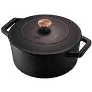 BERLINGERHAUS Cast iron pan with lid 24 cm Black Rose Collection - Roasting Pan