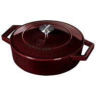 BERLINGERHAUS Cast iron pan with lid 26 cm Burgundy Line - Roasting Pan