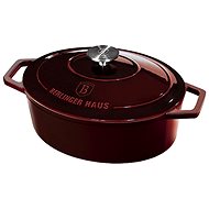 BERLINGERHAUS Cast iron pan with lid 30 cm Burgundy Line - Roasting Pan