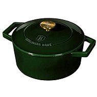 BERLINGERHAUS Baking dish with lid cast iron 20 cm Emerald Collection - Roasting Pan