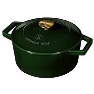 BERLINGERHAUS Baking dish with lid cast iron 24 cm Emerald Collection - Roasting Pan
