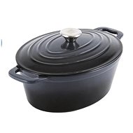 CS KOCHSYSTEME Xanten with lid cast iron 36 × 22 cm black - Roasting Pan
