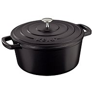 KELA Calido cast iron with lid 26 cm black - Roasting Pan