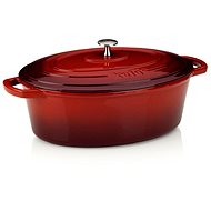 KELA Calido cast iron with lid 32 × 25 cm - Roasting Pan