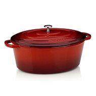 KELA Calido cast iron with lid 35 × 28,5 cm - Roasting Pan
